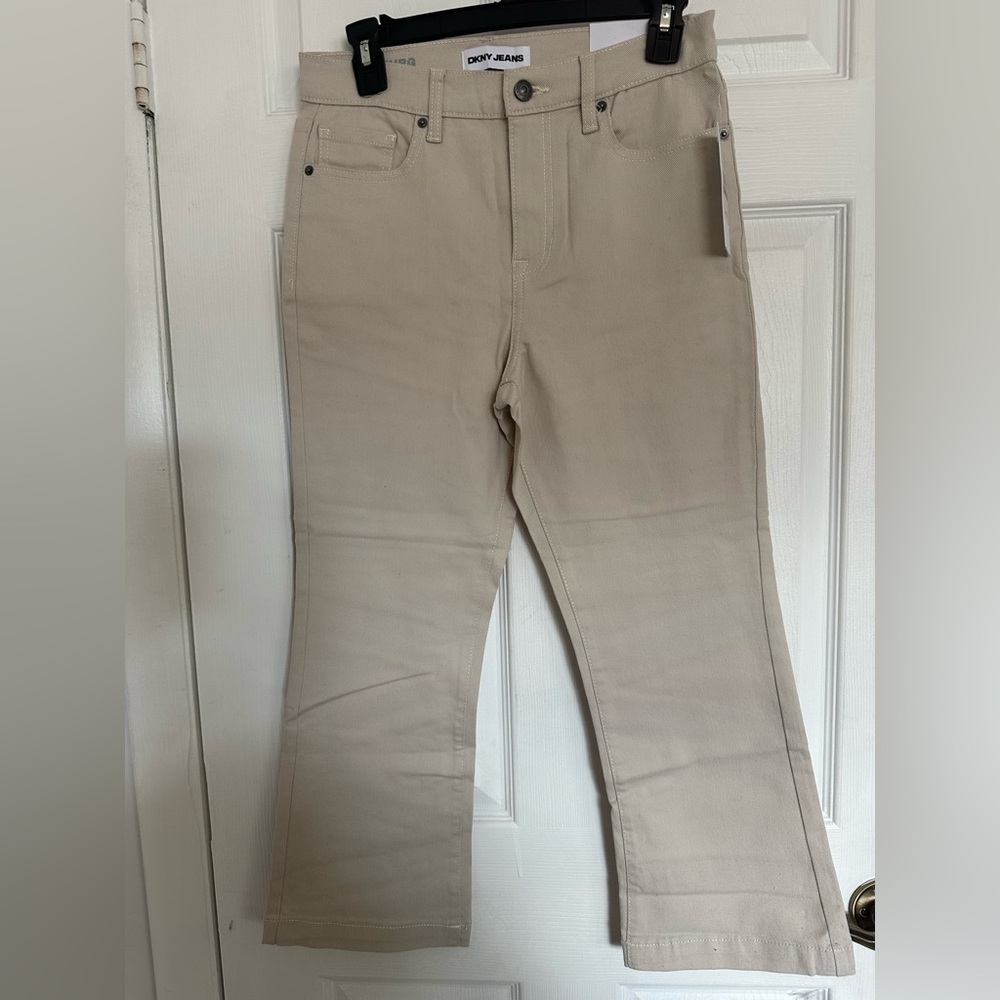 🆕DKNY Williamsburg High Rise Flare Crop Jeans